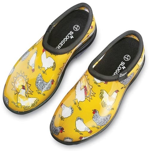Yellow Chicken Sloggers Waterproof Garden Shoes