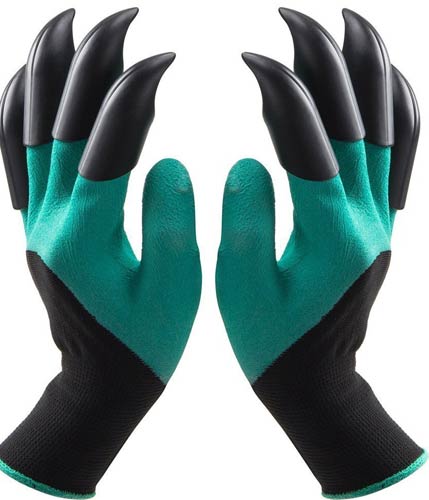Garden Gloves with Fingertips Claws Quick