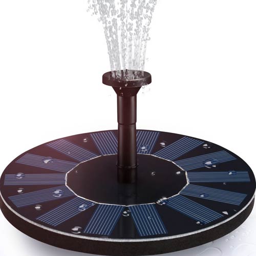 Solar Powered Bird Bath Fountain Pump