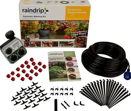 Raindrip Automatic Container and Hanging Baskets Kit
