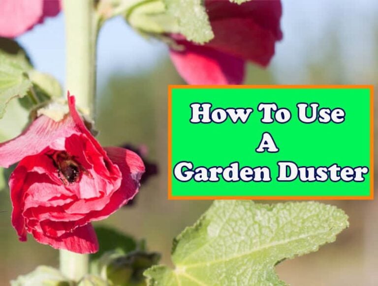 How To Use A Garden Duster