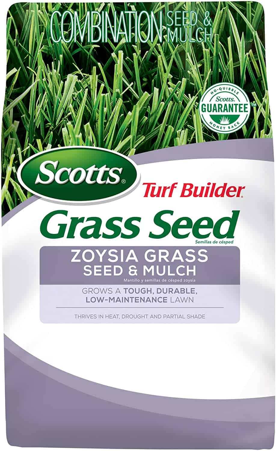 Scotts Turf Builder Grass Seed Zoysia Grass Seed and Mulch