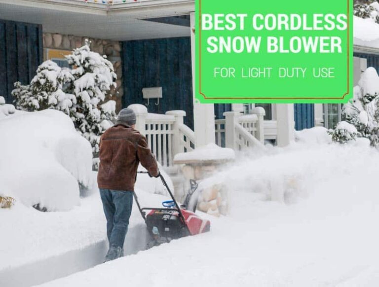 Best Cordless Snow Blower For Light Duty Use