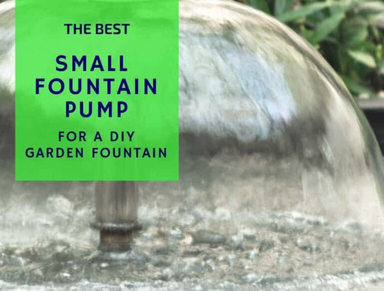 The Best Small Fountain Pump For A DIY Garden Fountain