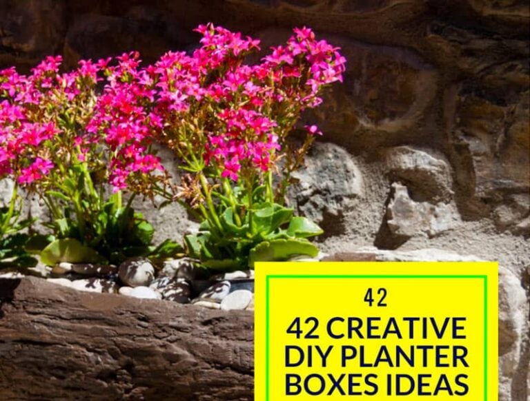 42 Creative DIY Planter Boxes Ideas