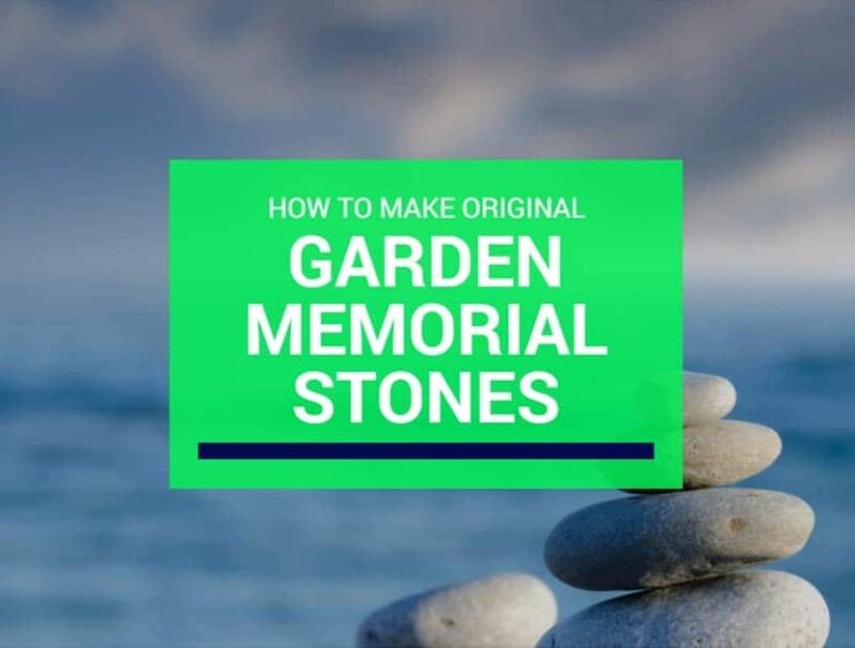 How To Make Original Garden Memorial Stones