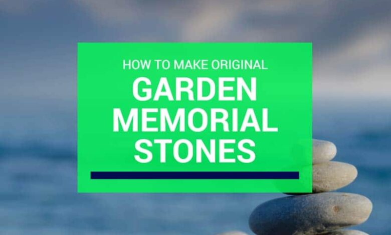 garden memorial stones