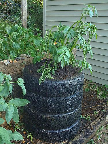 Here Are Some Tire Planter Ideas For Your Porch