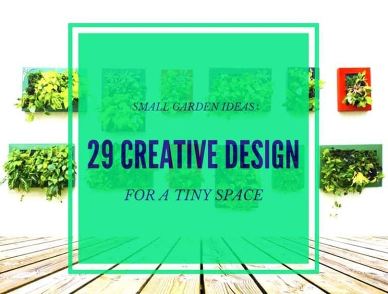 Small Garden Ideas: 29 Creative Designs For A Tiny Space