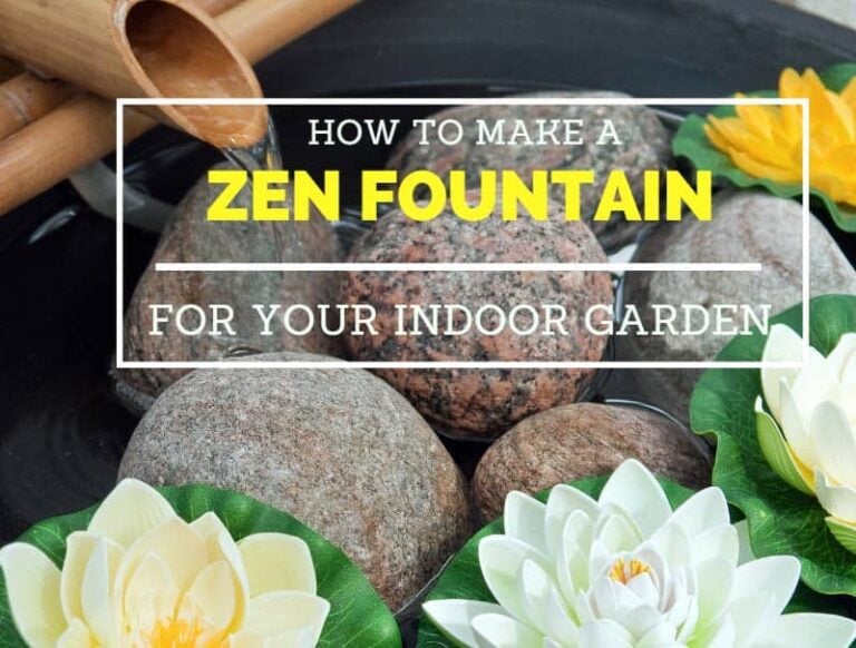 How To Make A Zen Fountain For An Indoor Garden